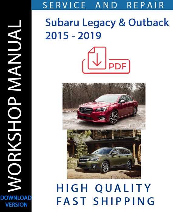 2018 subaru outback owners manual