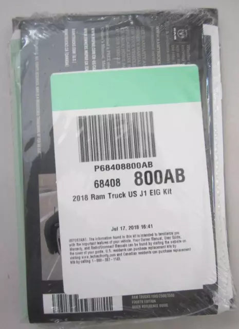 2018 dodge ram owners manual