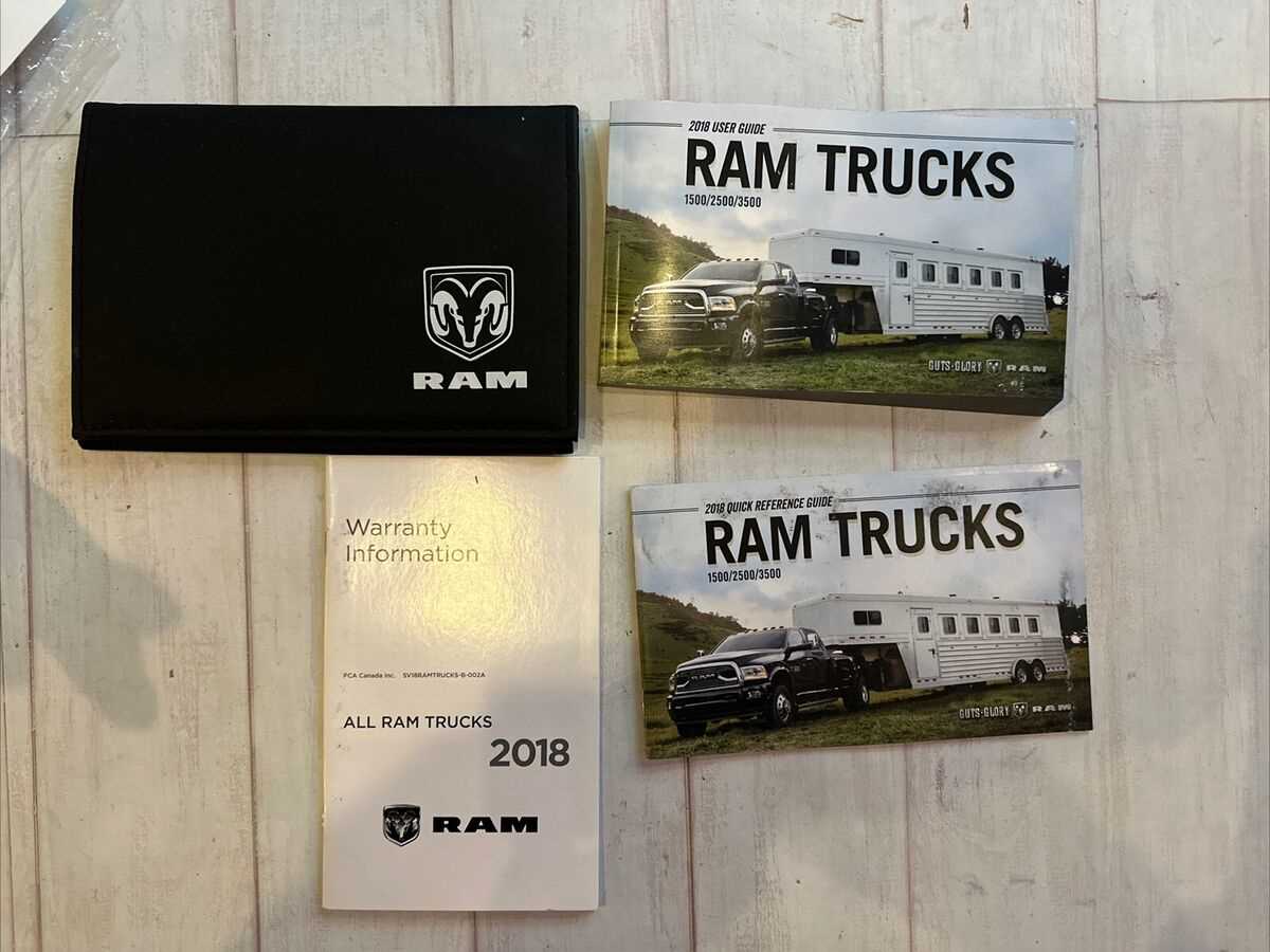 2018 dodge ram owners manual