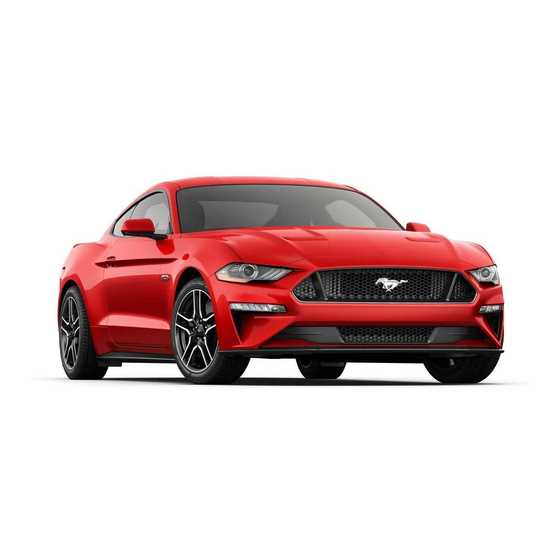 2018 ford mustang owners manual