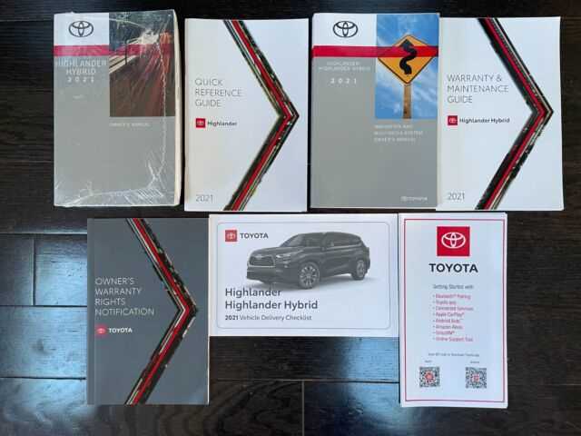 2018 highlander owners manual