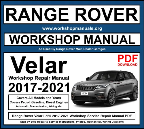2018 range rover velar owners manual