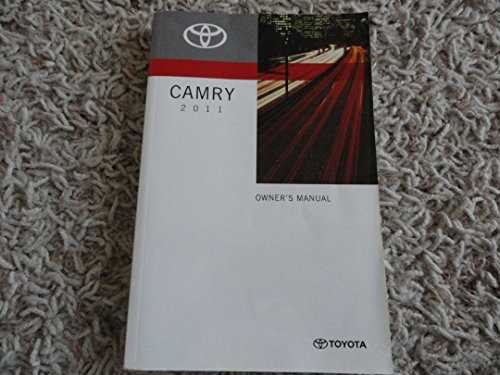 2018 toyota camry owners manual