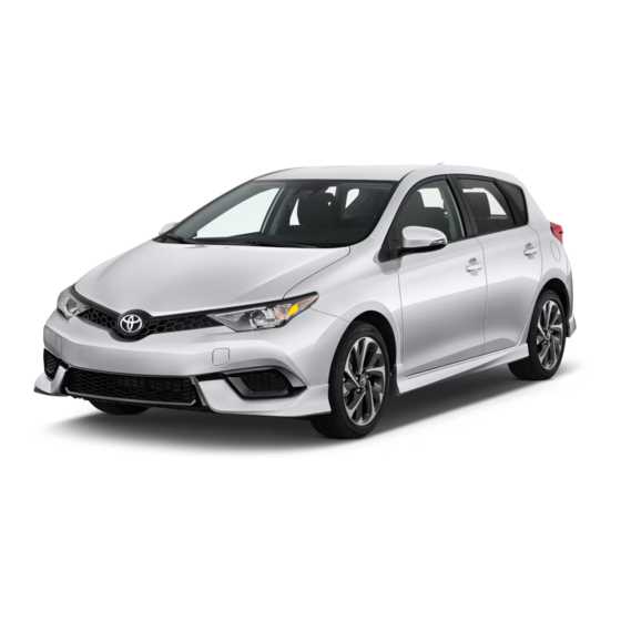 2018 toyota corolla se owners manual