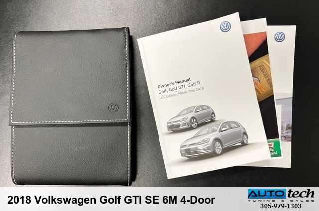 2018 vw golf owners manual
