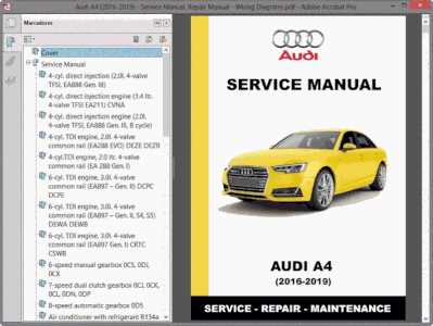 2019 audi a4 owners manual