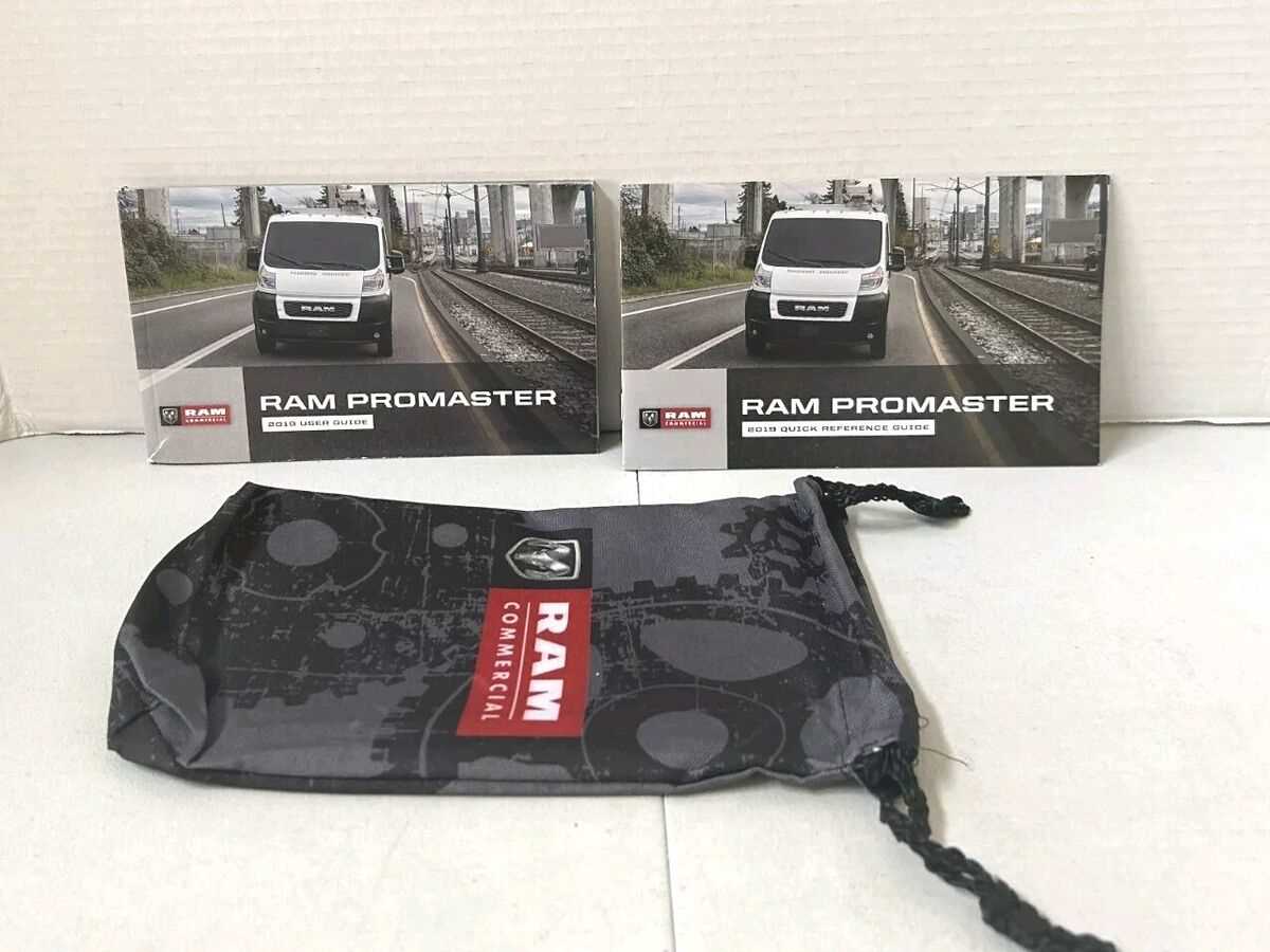 2019 ram promaster 2500 owners manual