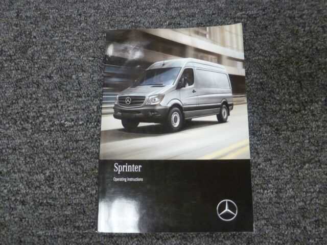 2019 sprinter owners manual