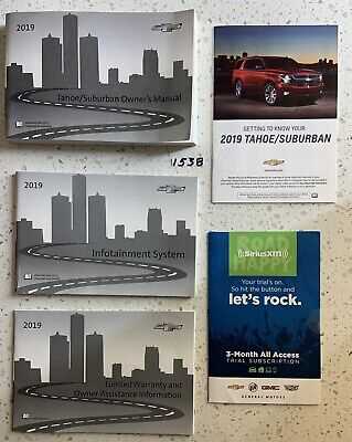 2019 tahoe owners manual