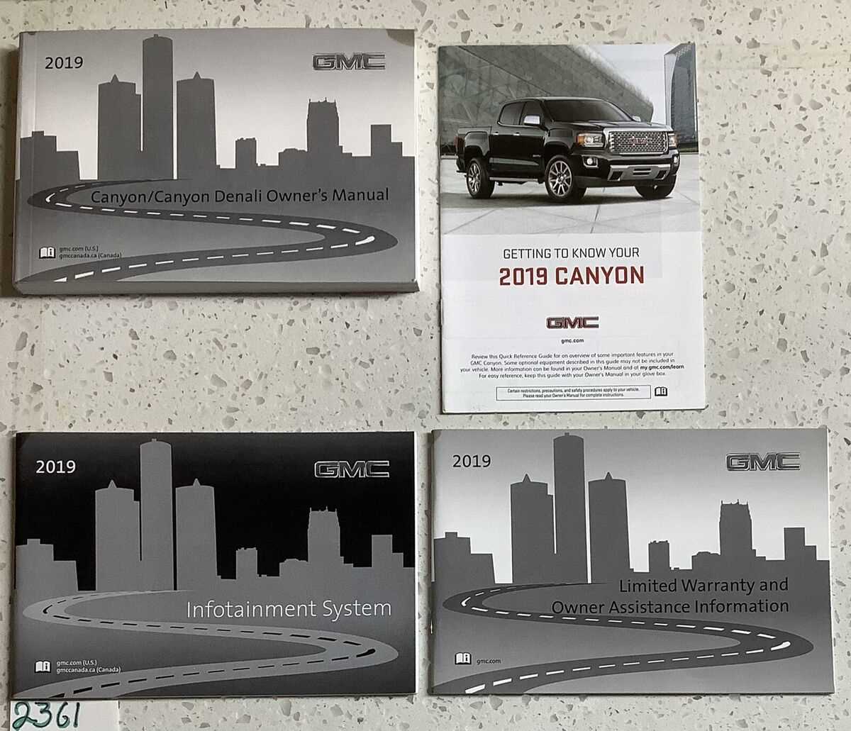 2019 gmc canyon denali owners manual