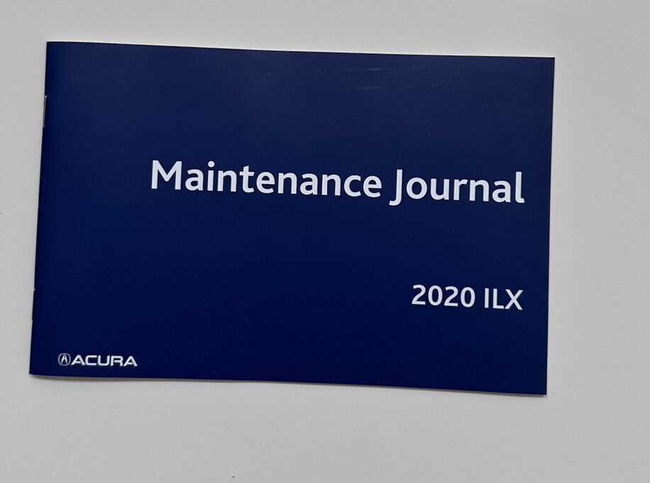 2020 acura ilx owners manual