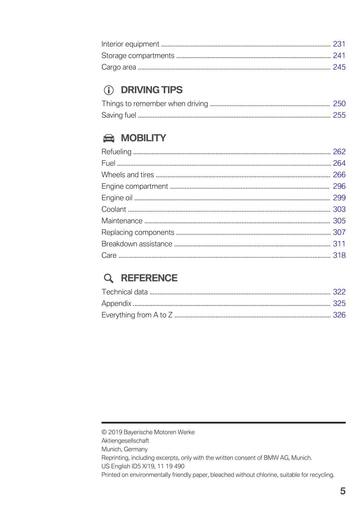 2020 bmw 3 series owners manual