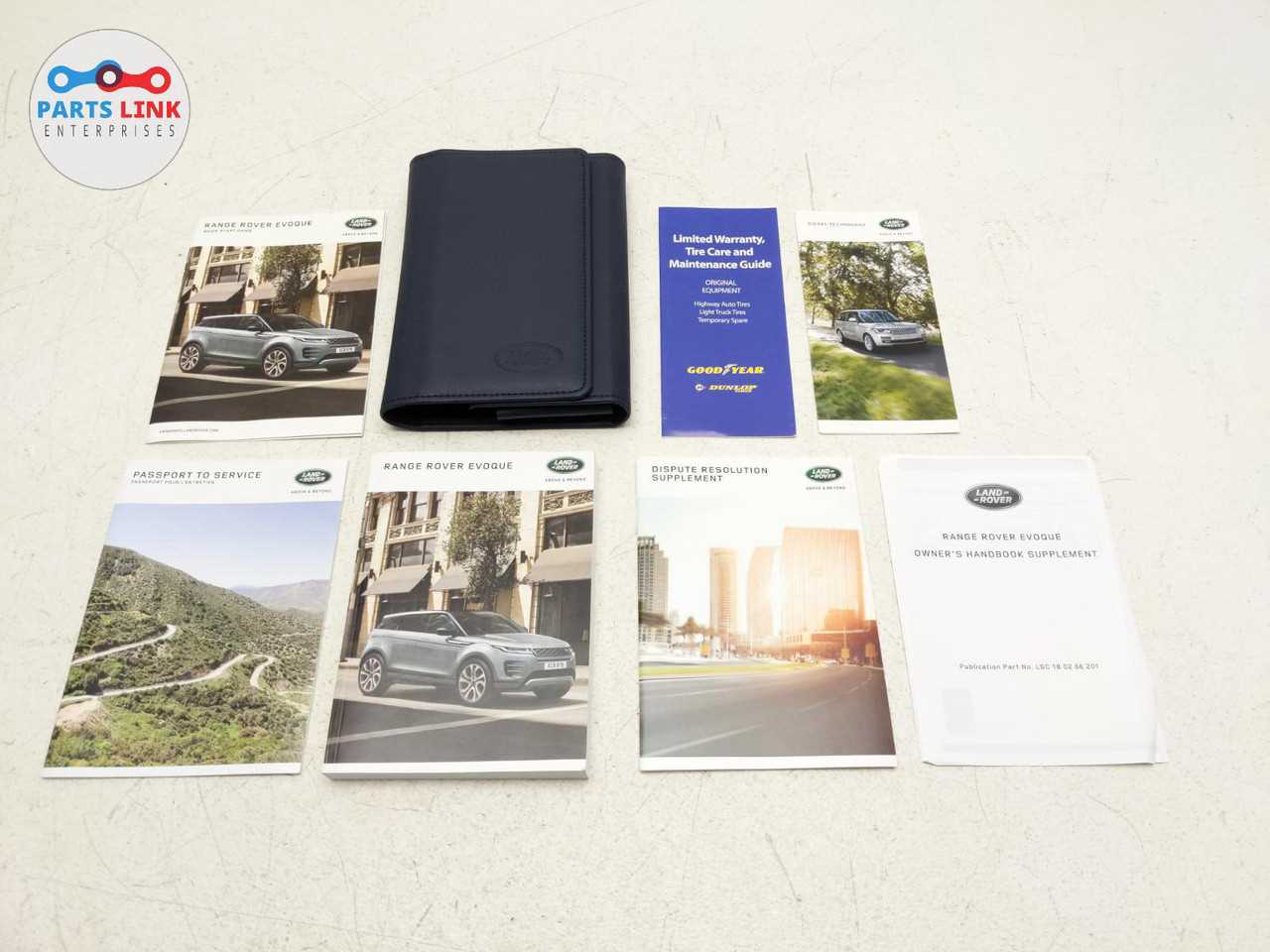 2020 evoque owners manual