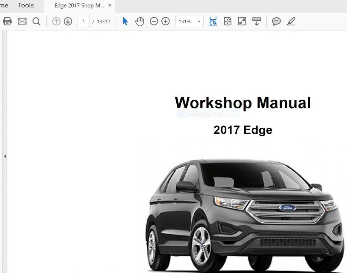 2020 ford edge st owners manual