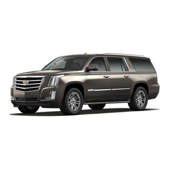 2020 cadillac escalade owners manual