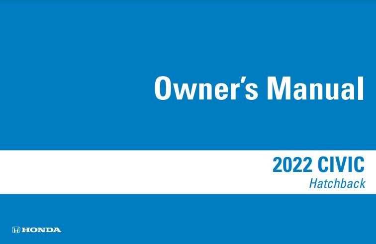 2020 honda hrv owners manual