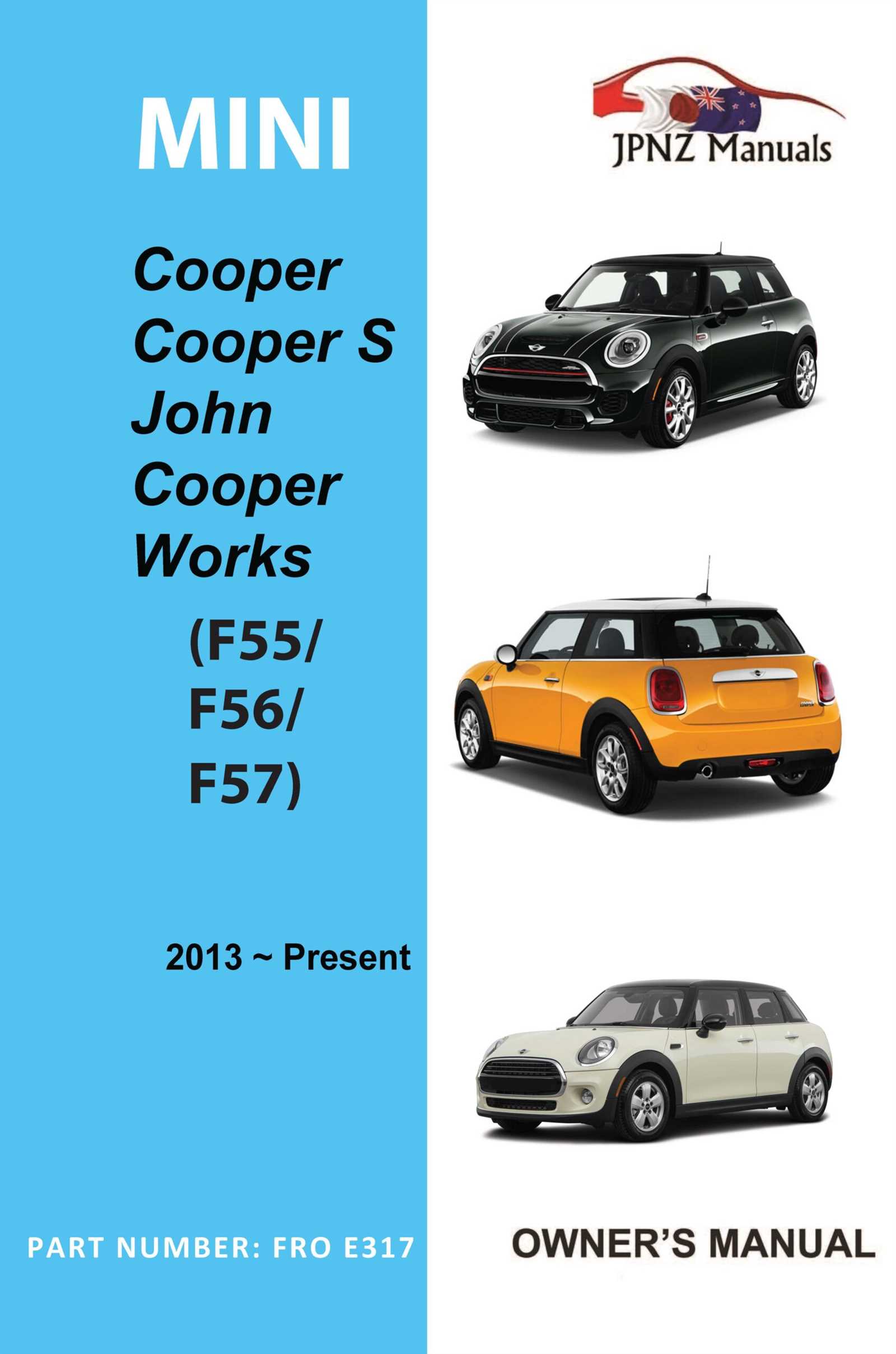 2020 mini cooper owners manual