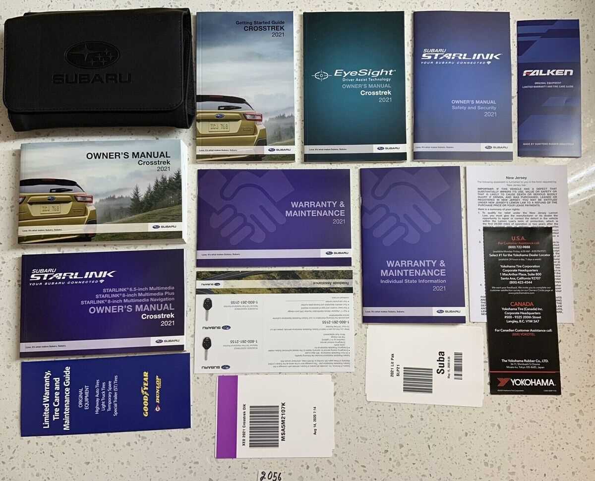 2020 subaru crosstrek owners manual