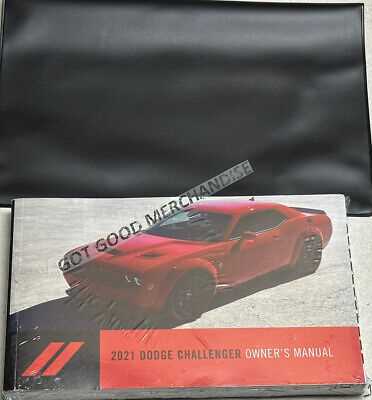 2021 dodge challenger scat pack owners manual