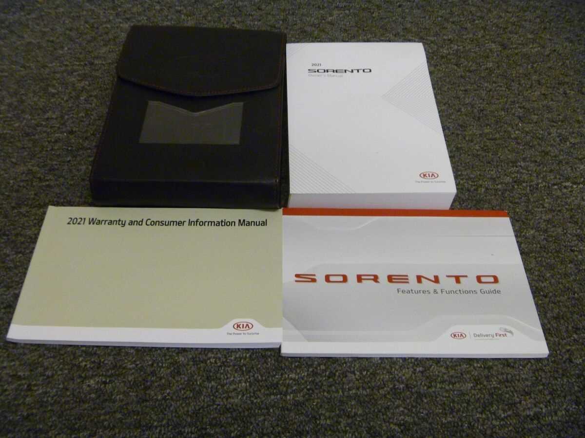 2021 kia sorento owners manual