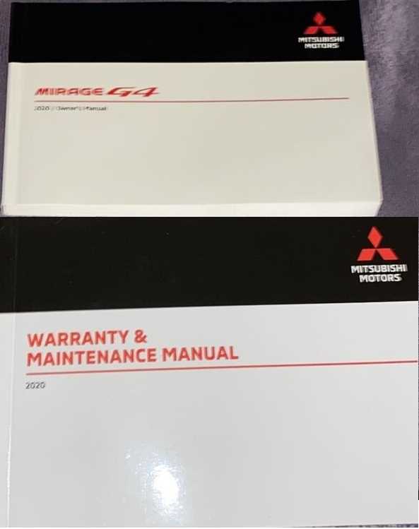 2021 mitsubishi mirage owners manual