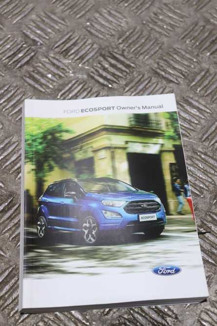 2022 ford ecosport owners manual