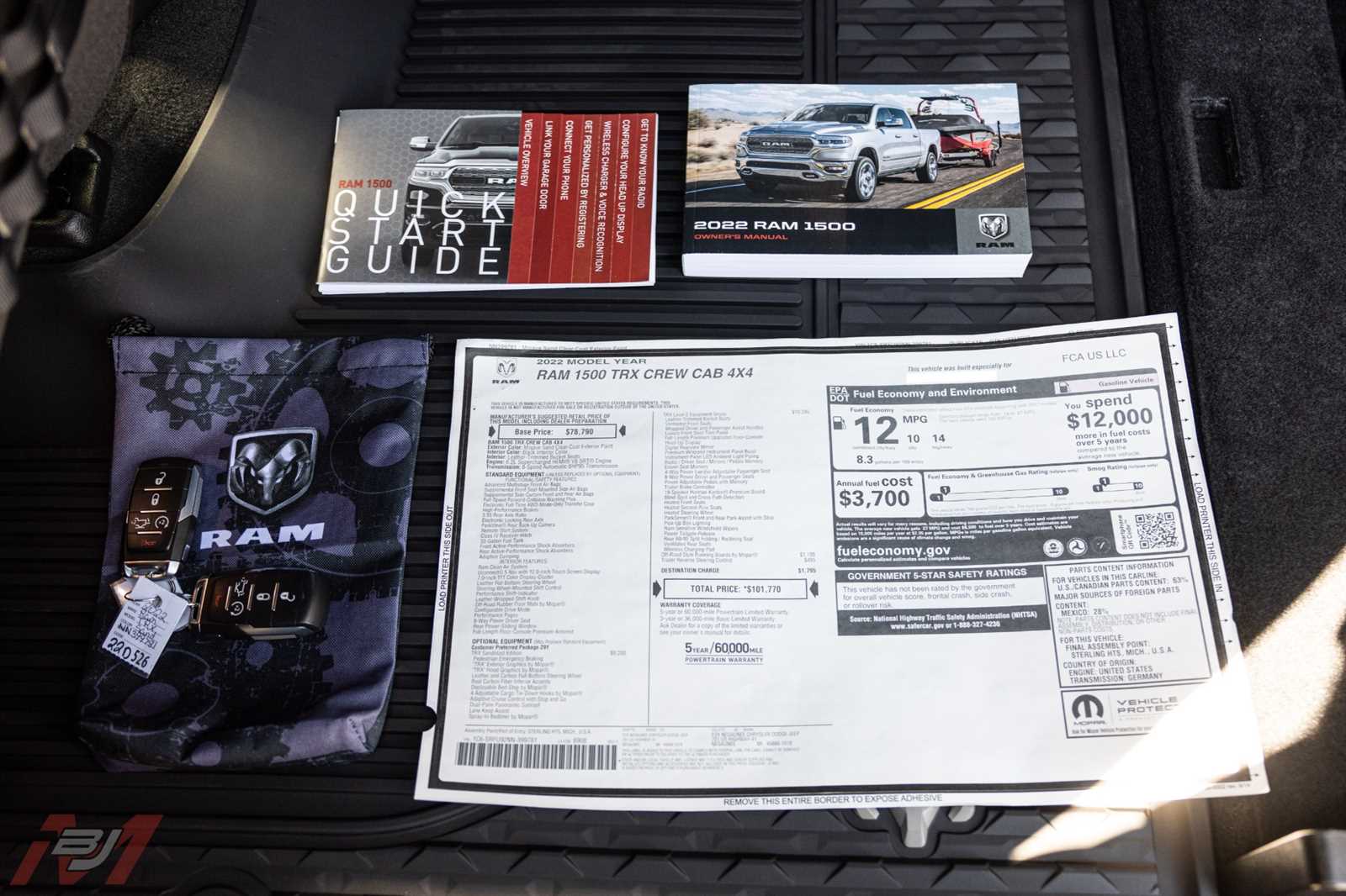 2022 ram 1500 limited owners manual