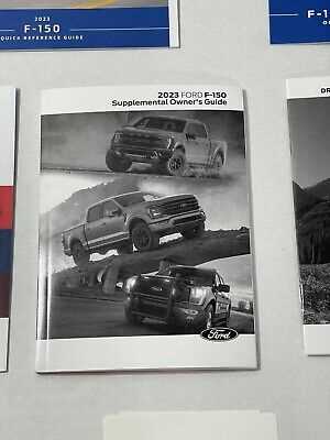2023 ford f 150 lariat owners manual
