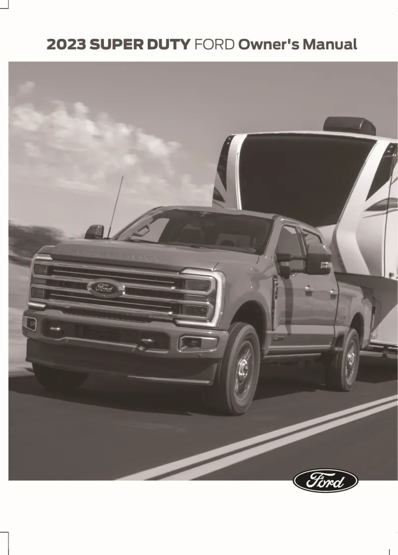 2023 ford super duty owners manual