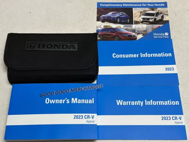 2023 honda cr v owners manual