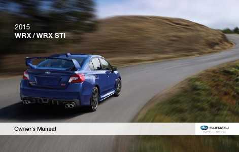 2023 subaru impreza owners manual