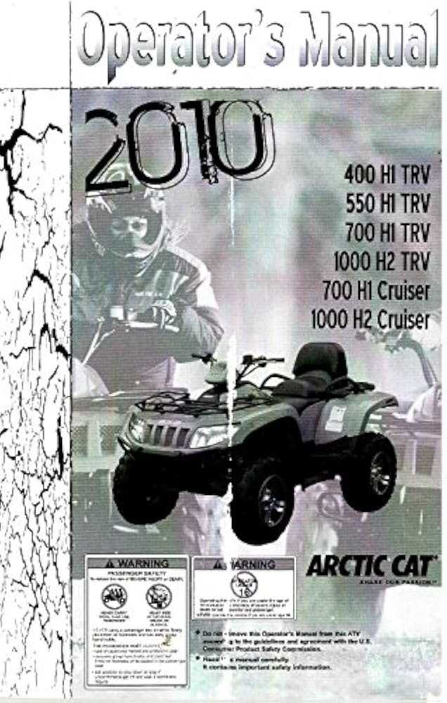 arctic cat atv owners manual