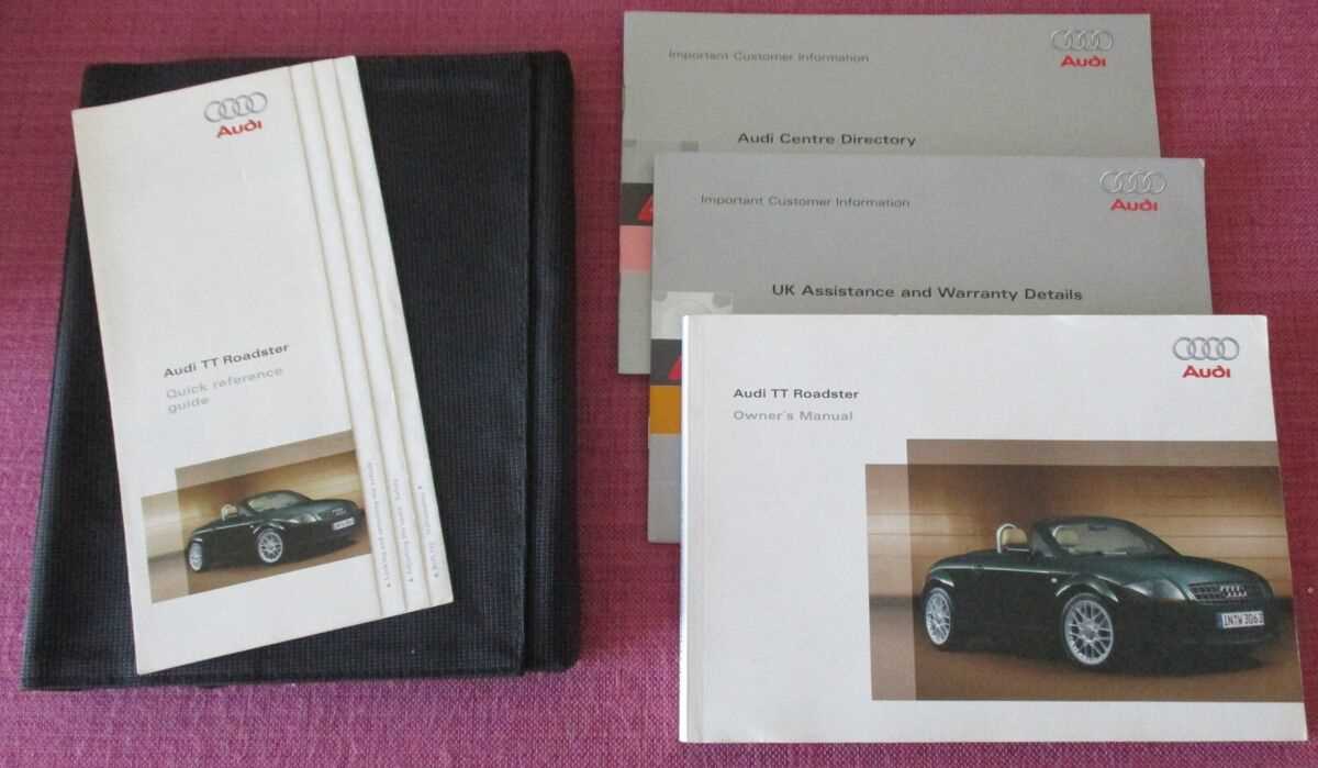 audi tt mk1 owners manual