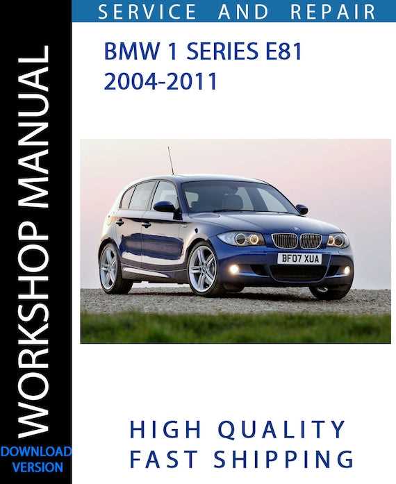 bmw 1 series owners manual