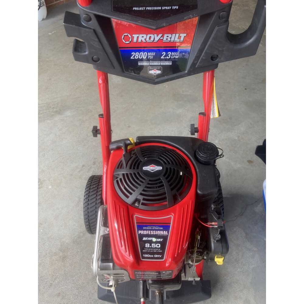 briggs and stratton pressure washer owners manual