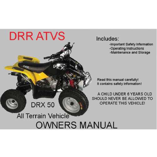 can am atv owners manual