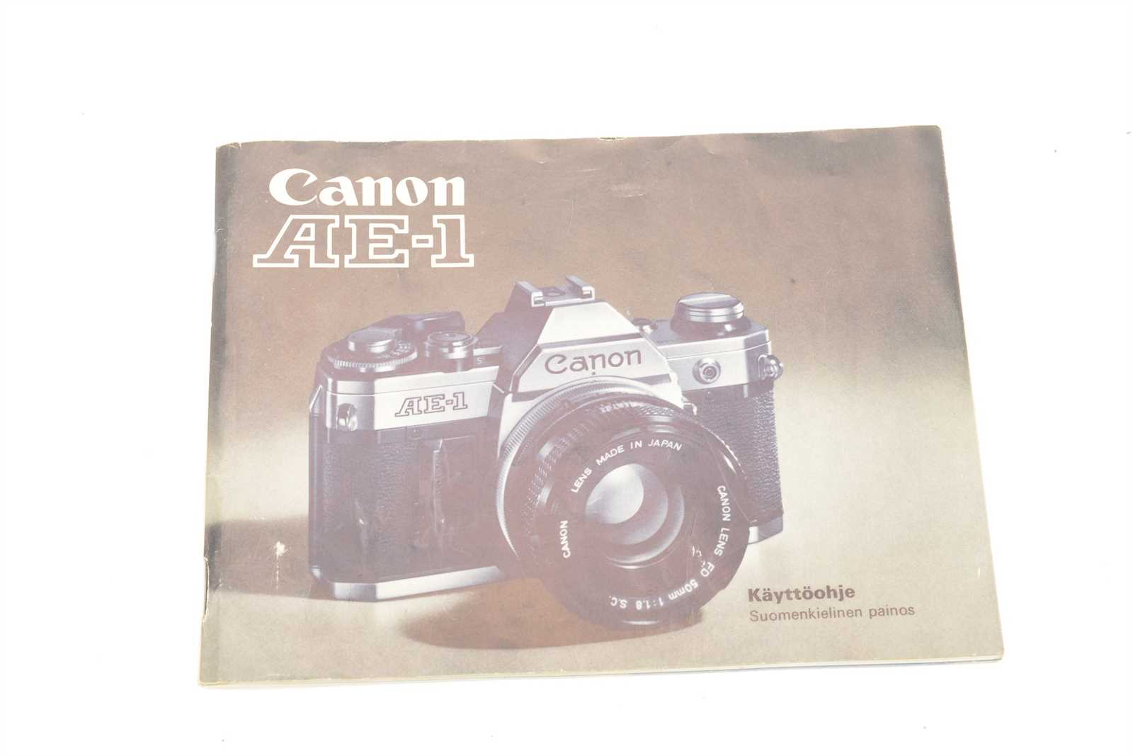 canon ae 1 owners manual