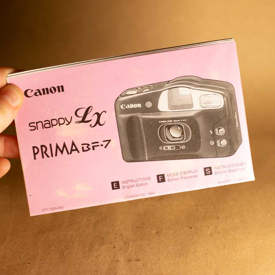 canon camera owners manual