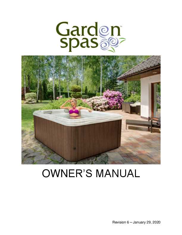 celebrity hot tub owners manual