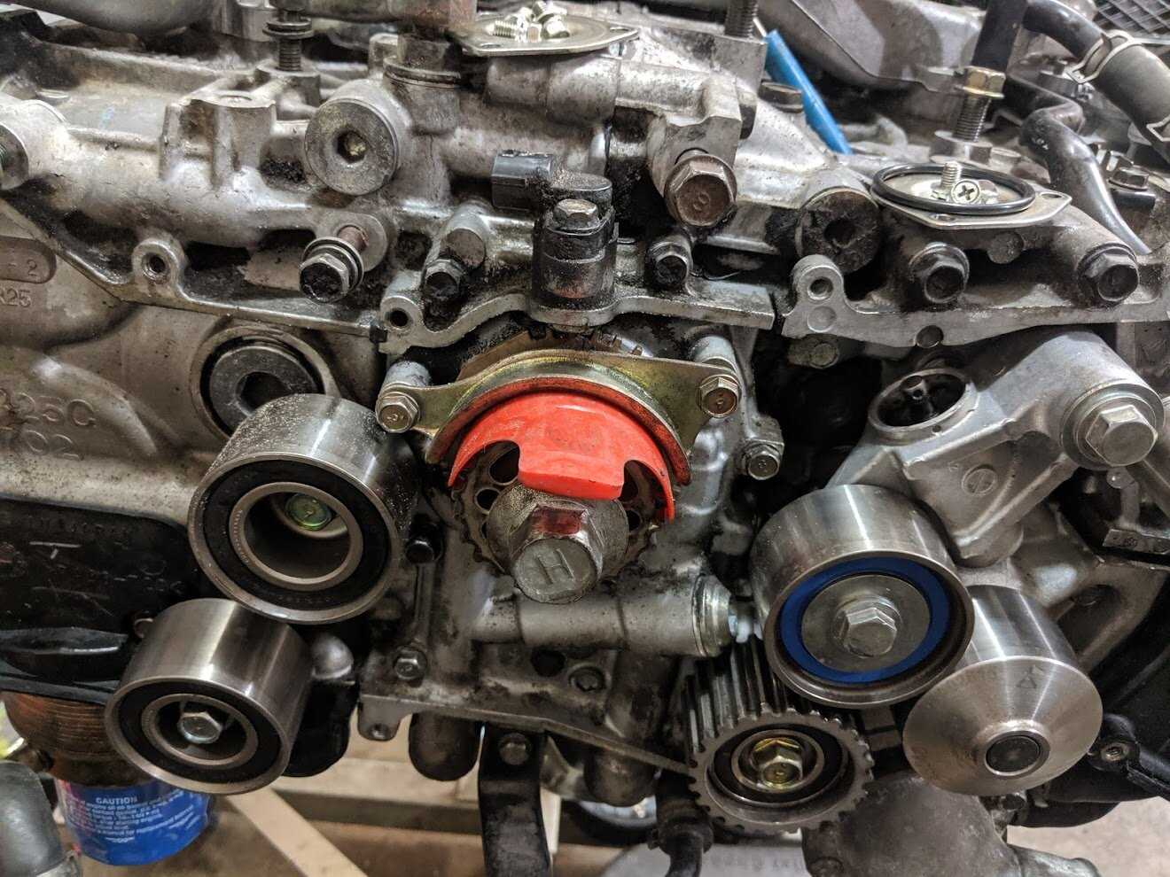 change timing belt see owners manual