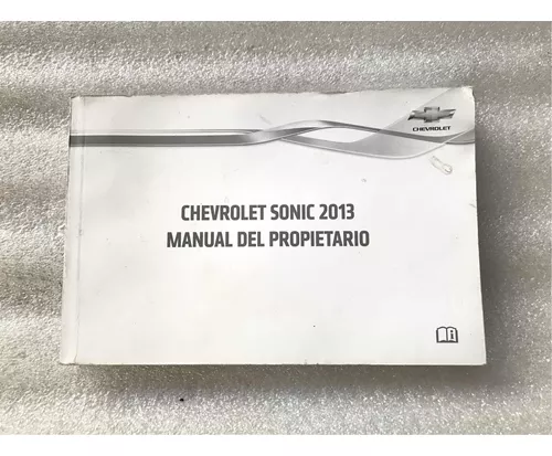 chevrolet sonic owners manual