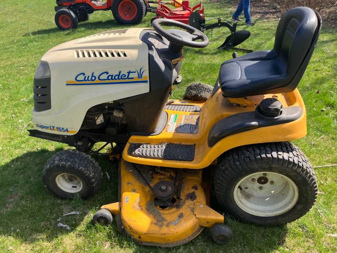 cub cadet super lt 1554 owners manual