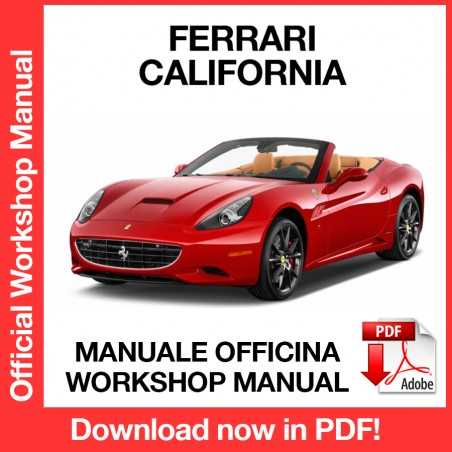 ferrari california t owners manual