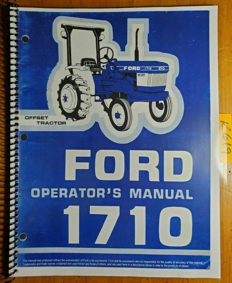 ford 1710 owners manual