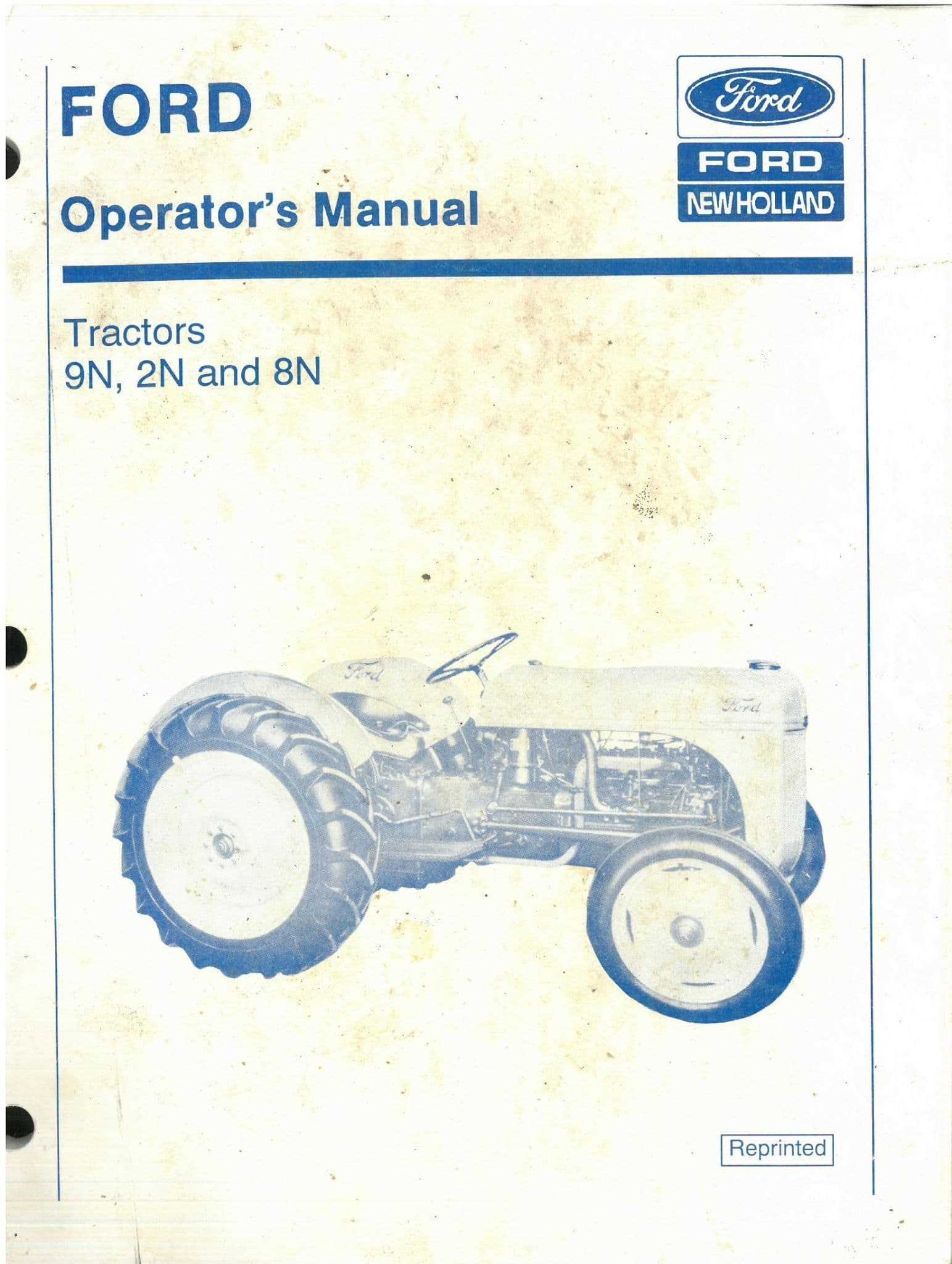 ford 8n owners manual
