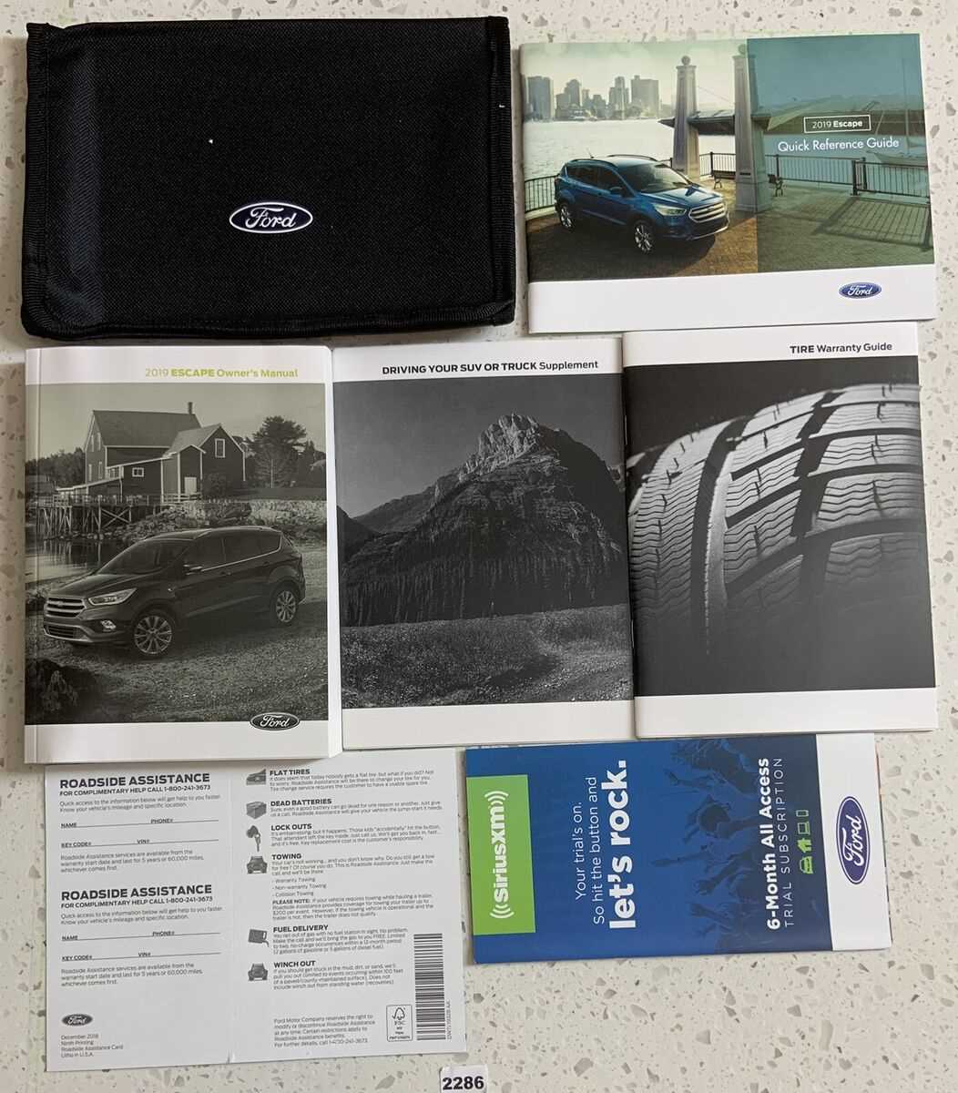 ford escape owners manual 2019