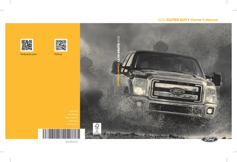 ford f 450 owners manual