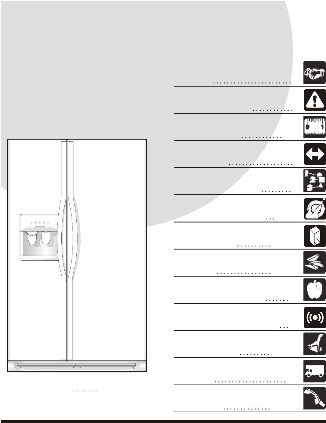 frigidaire owners manual refrigerator