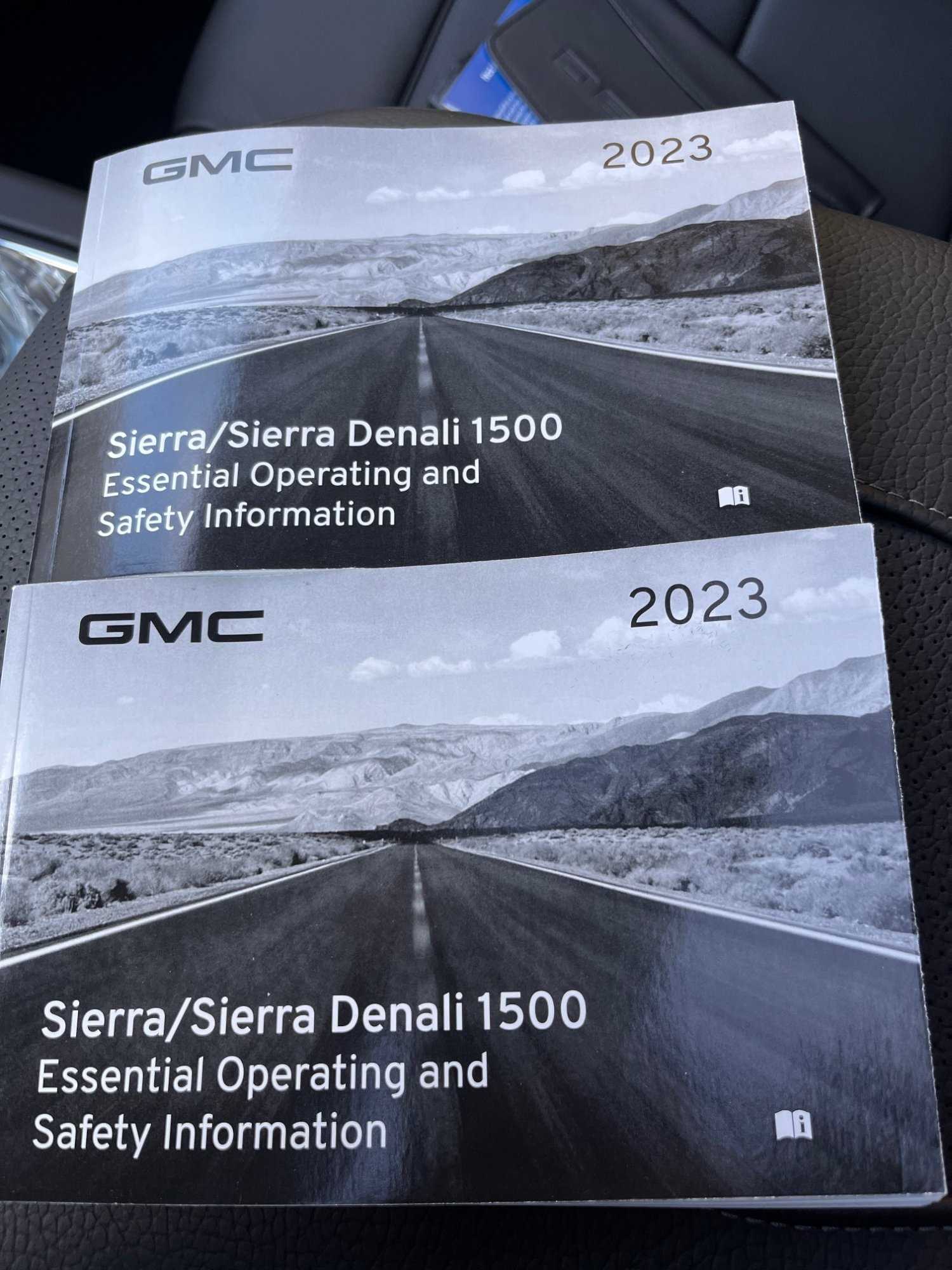 gmc sierra 2023 owners manual