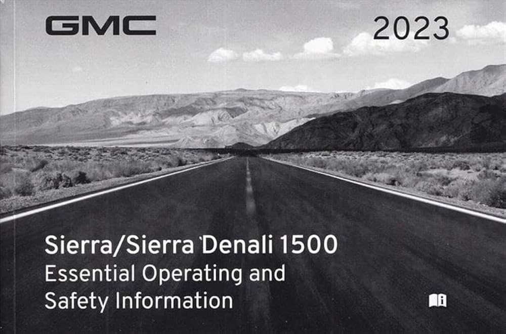 gmc sierra 2023 owners manual